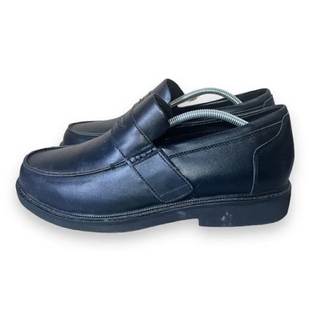 Apex Lexington LT200M Orthopedic Penny Loafers Black Men's‎ 10 (Wide)